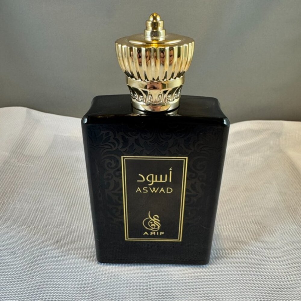 Arif Perfumes Aswad Eau de Parfum Men's Spray 3.4oz New No box $60